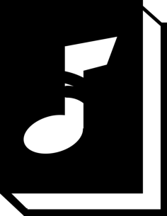 Book With Musical Note Digital Sketch Svg Design, Free Vectors File